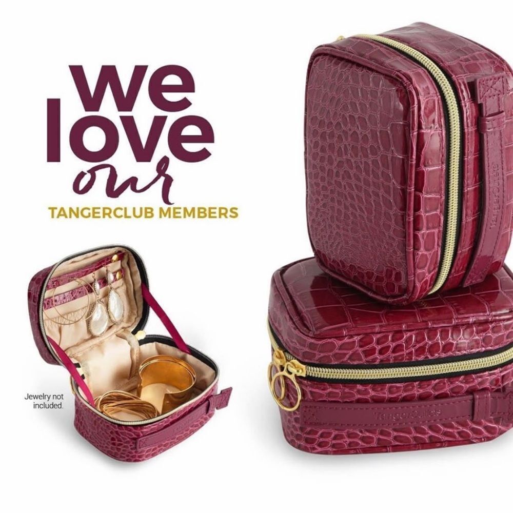 Jewelry cosmetic case purple #8